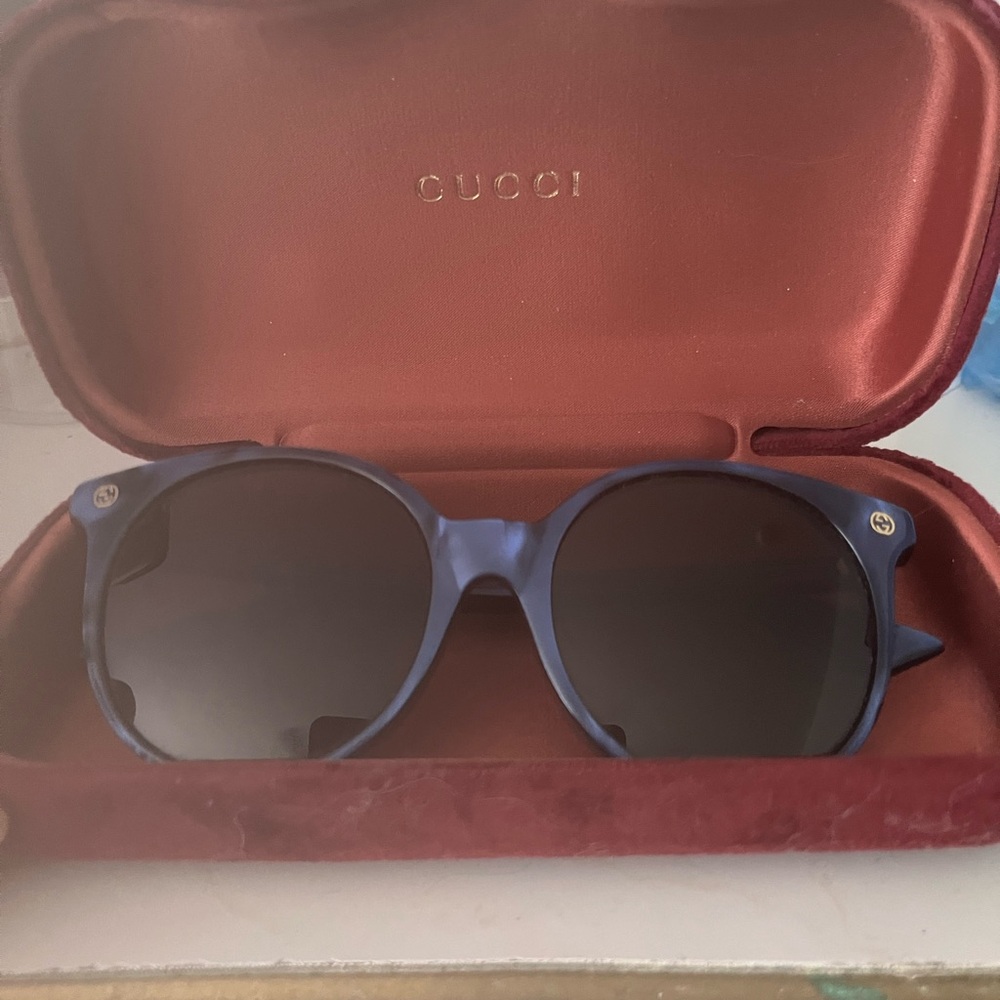 Blue Cat Eye Gucci Sunglasses